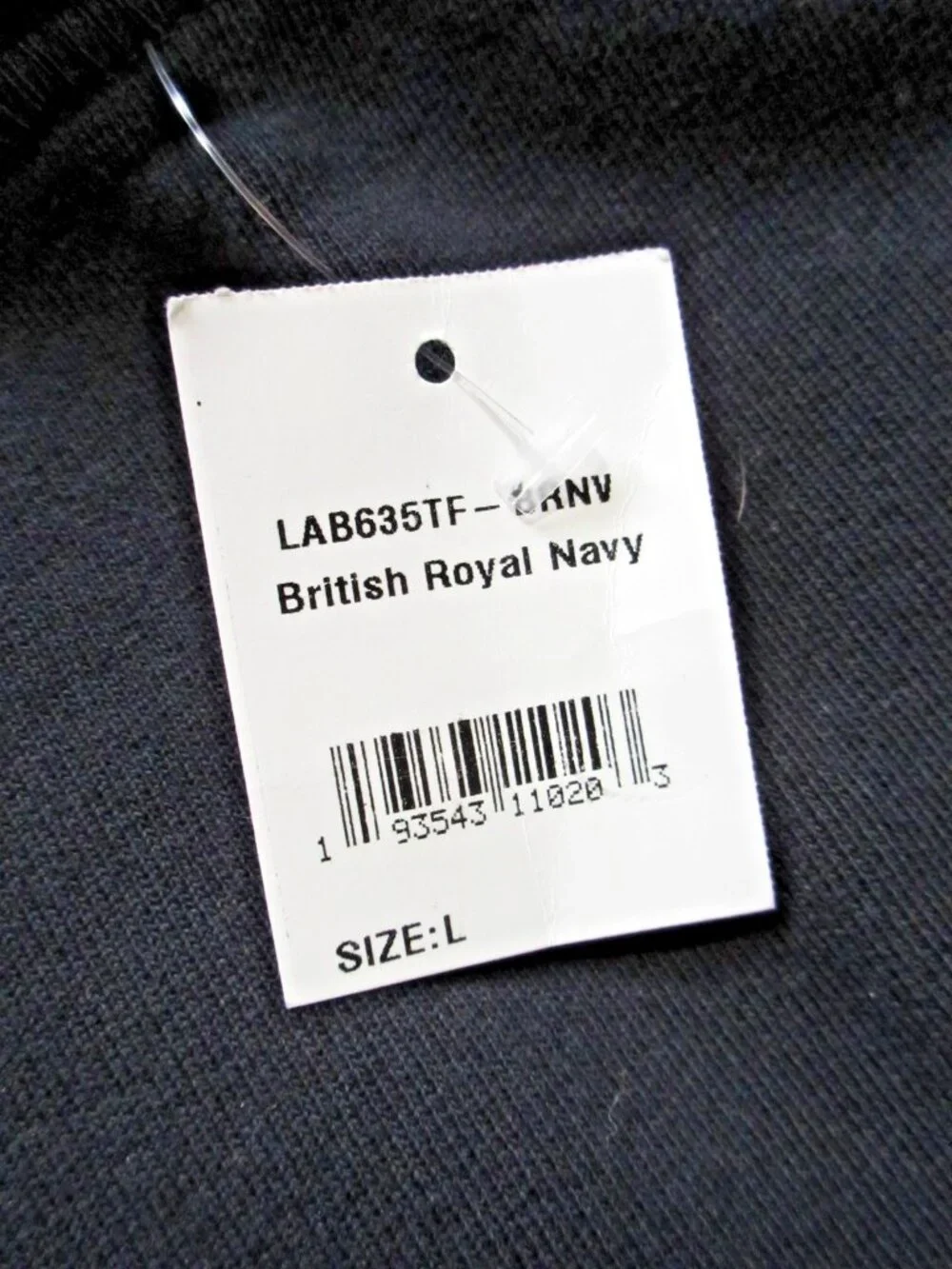 NWT Frank & Eileen Pearl Short in British Royal Navy Triple Fleece Shorts L